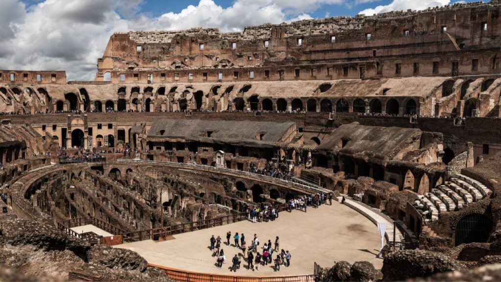 Viajar para o Coliseu