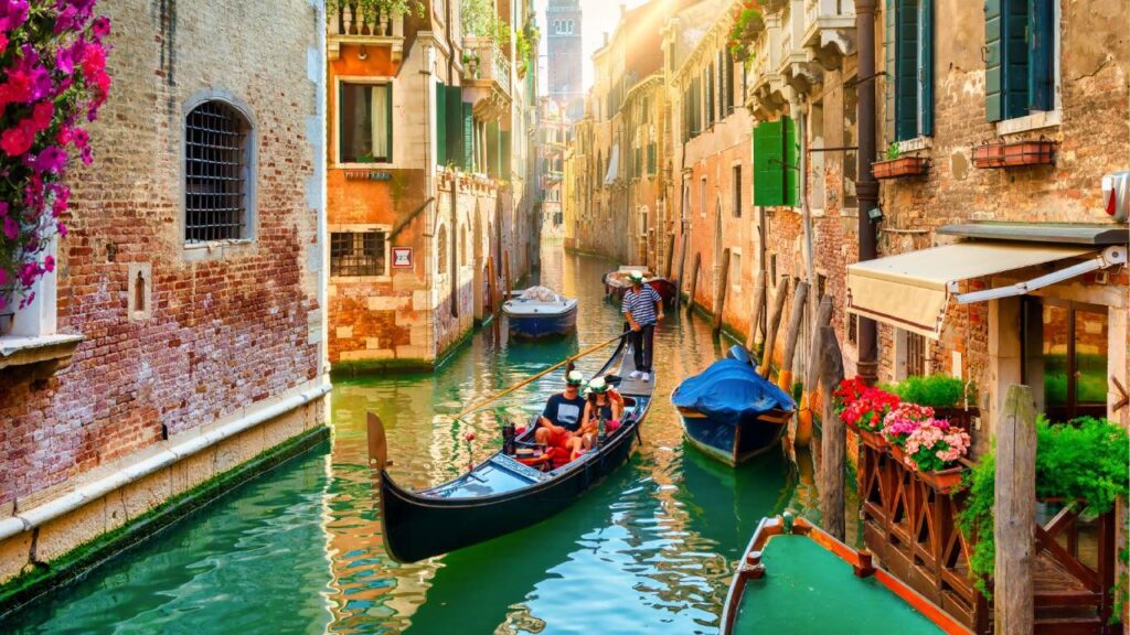 Passeios de gôndola em Veneza